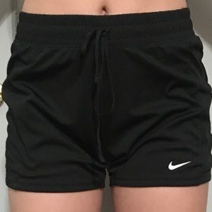 black nike shorts